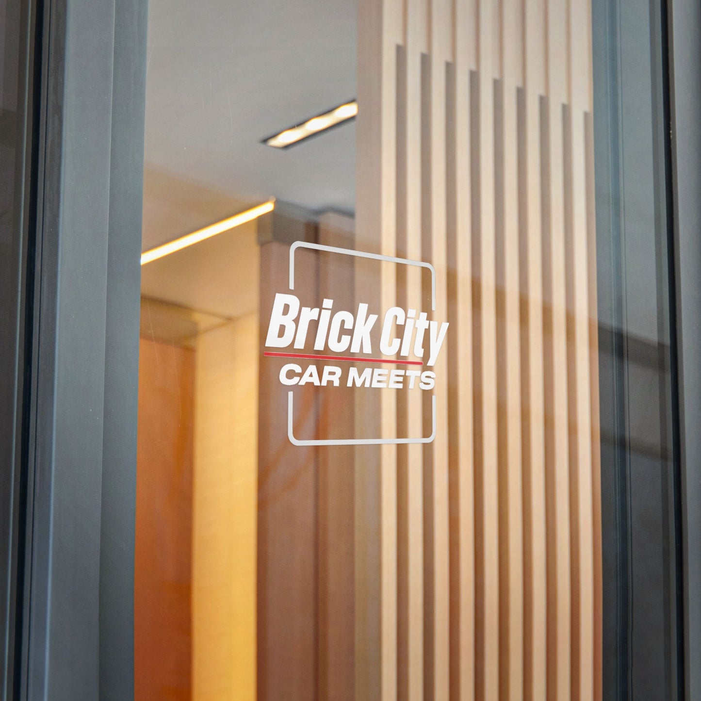 Brick City Car Meets Die-Cut Stickers