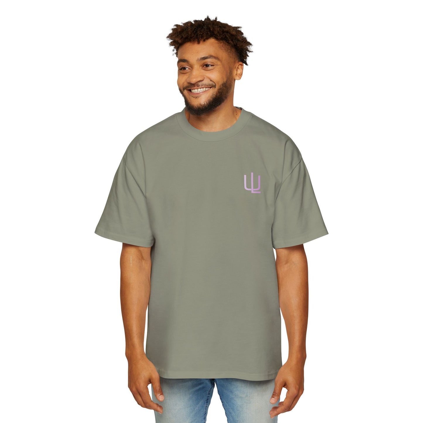 UL- Men's Heavy Oversized Tee "IM NOT REAL"