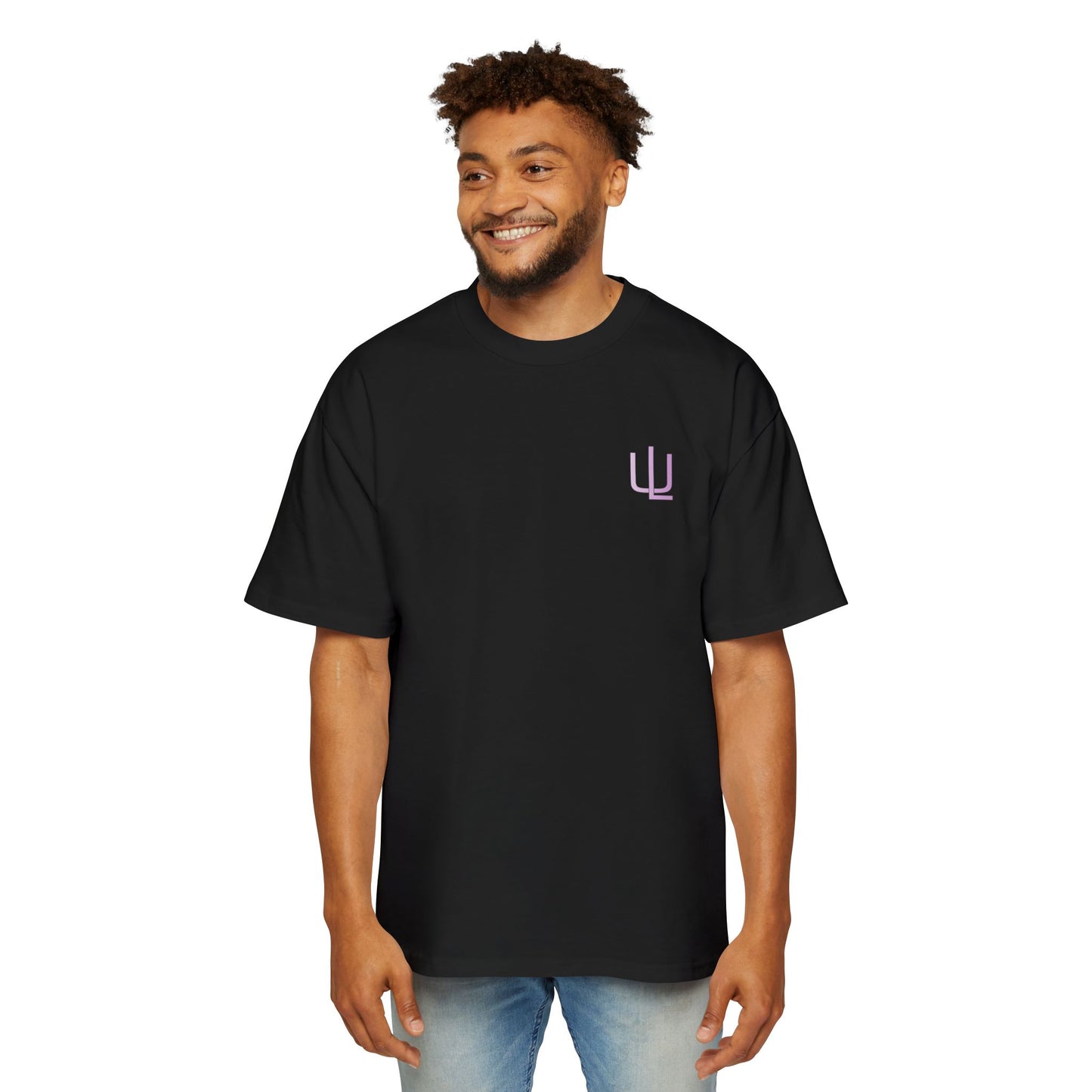 Men's Heavy Oversized Tee "BE WIERD"