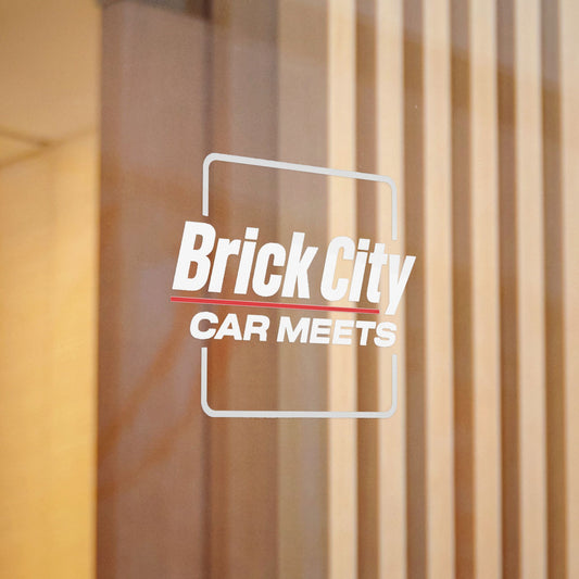 Brick City Car Meets Die-Cut Stickers