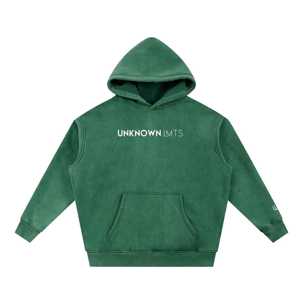 Snow Wash Fleece Oversize Hoodie